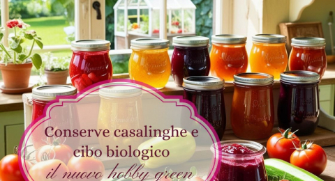 Conserve casalinghe e cibo biologico, il nuovo hobby green